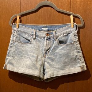 Old Navy | light wash denim shorts | size 4